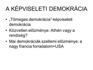 Read more about the article Mit jelent a képviseleti demokrácia?