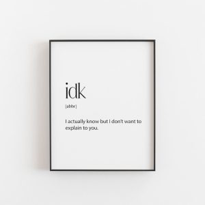 Read more about the article Mit jelent az „IDK”?